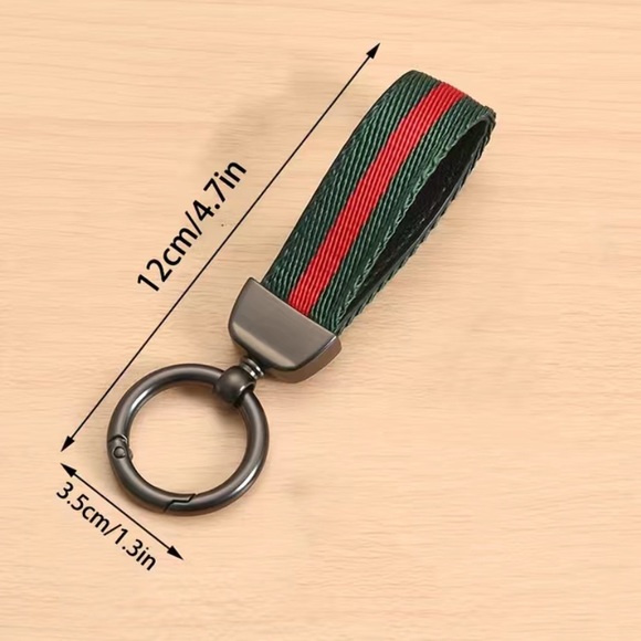 Stylish Car Key Chain with Webbing Rope - Picture 3 of 3